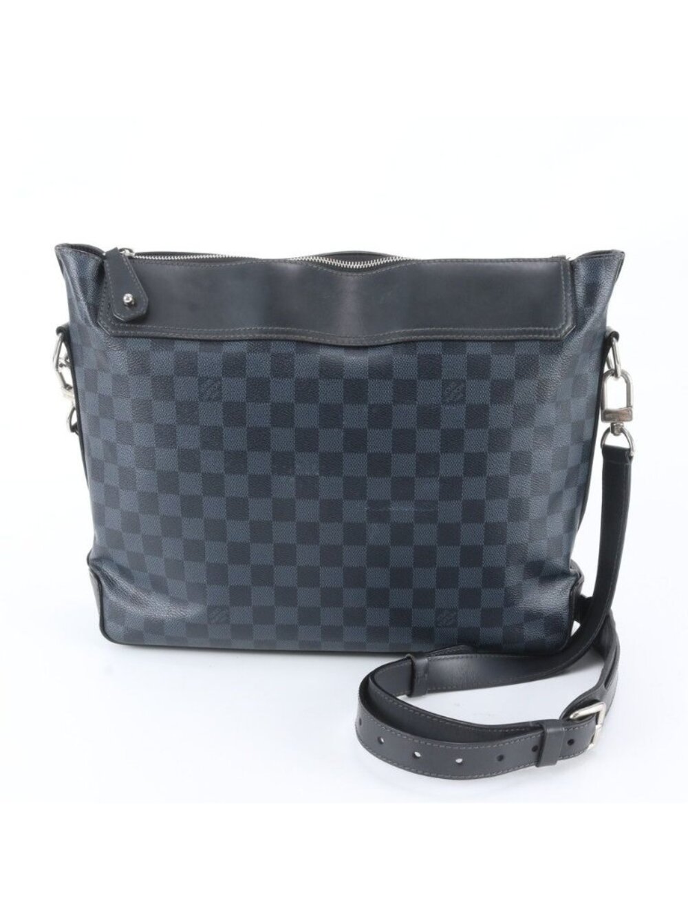 Louis Vuitton Damier Cobalt Greenwich Leather Shoulder Bag Crossbody Business